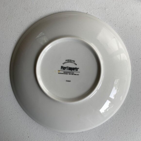 Pier 1 Imports Floral Salad Luncheon Plates - Picture 7 of 7